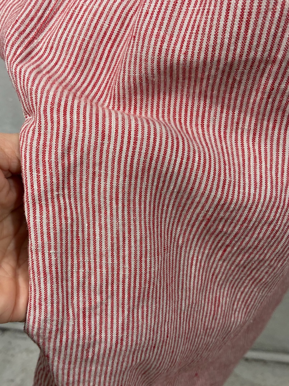 CYNTHIA ROWLEY LINEN STRIPPED DRESS - Picture 11 of 16
